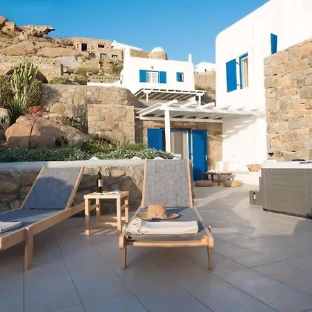 Apartment Romantic Mykonian Oasis With Jacuzzi & Sea View *