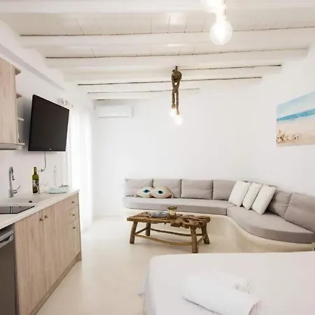 Romantic Mykonian Oasis With Jacuzzi & Sea View Apartment *